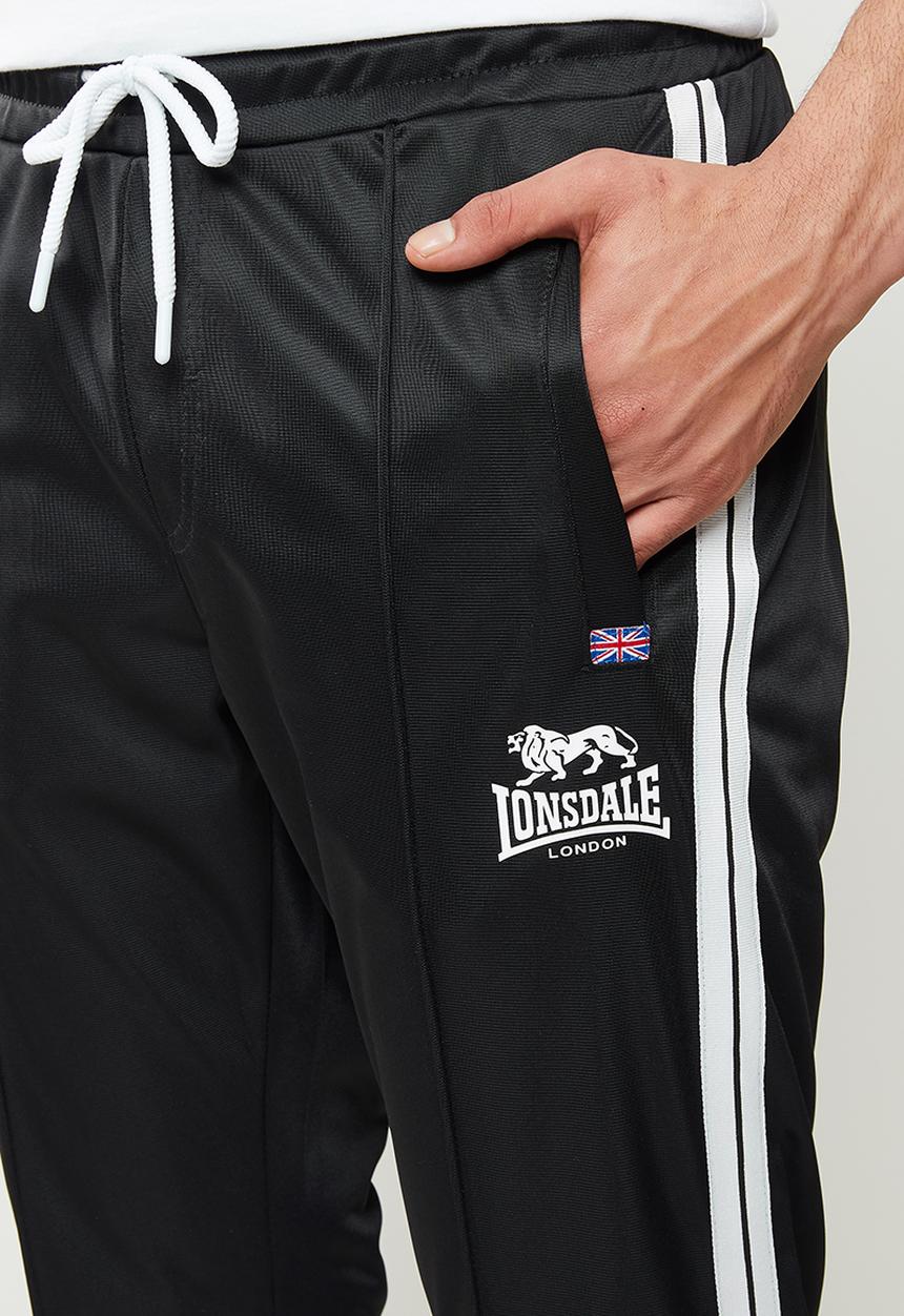 Lonsdale - Angels entry tracksuit - black & white 