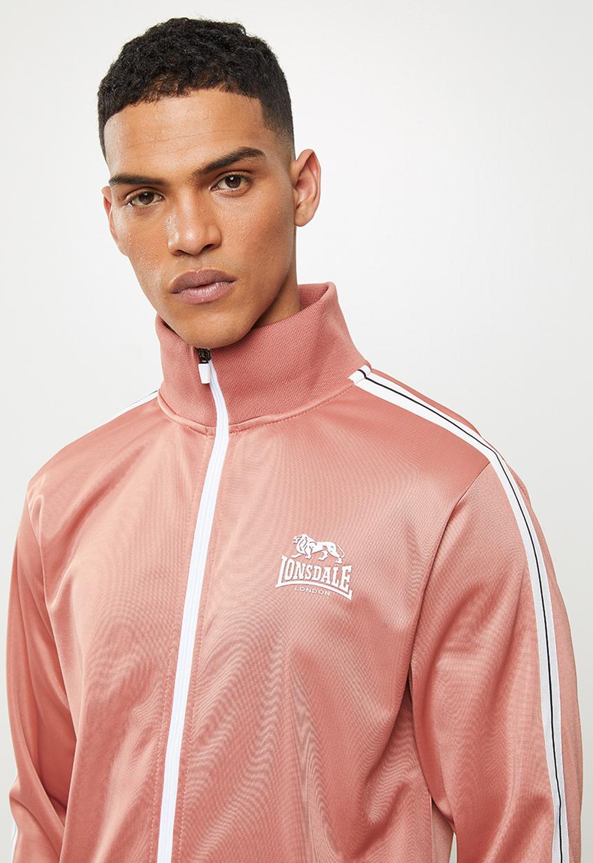 Lonsdale - Angels entry tracksuit - pink & white 