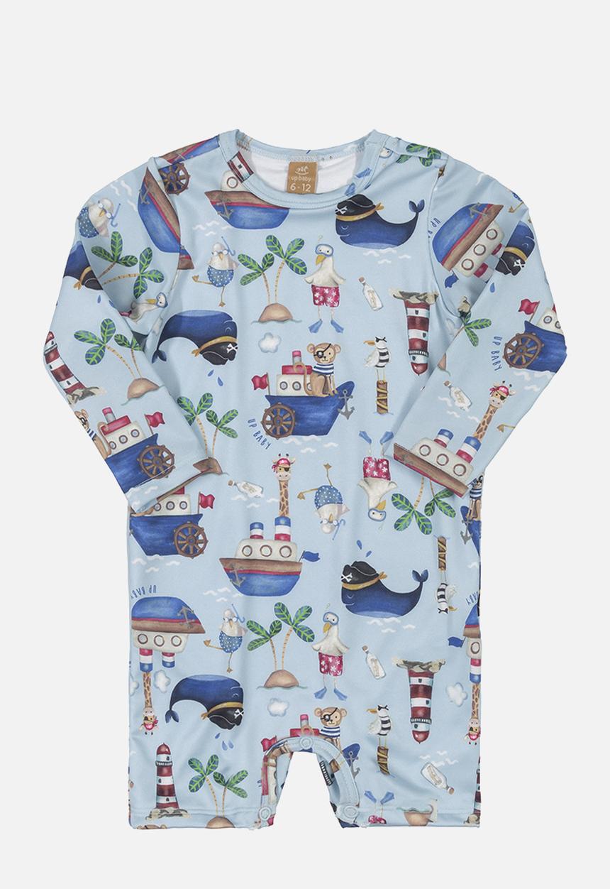 UP Baby - Uv protection swimming romper - multi 