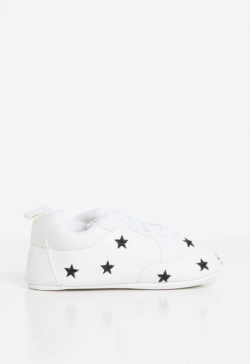 Pop Candy - Baby boys star sneakers - white