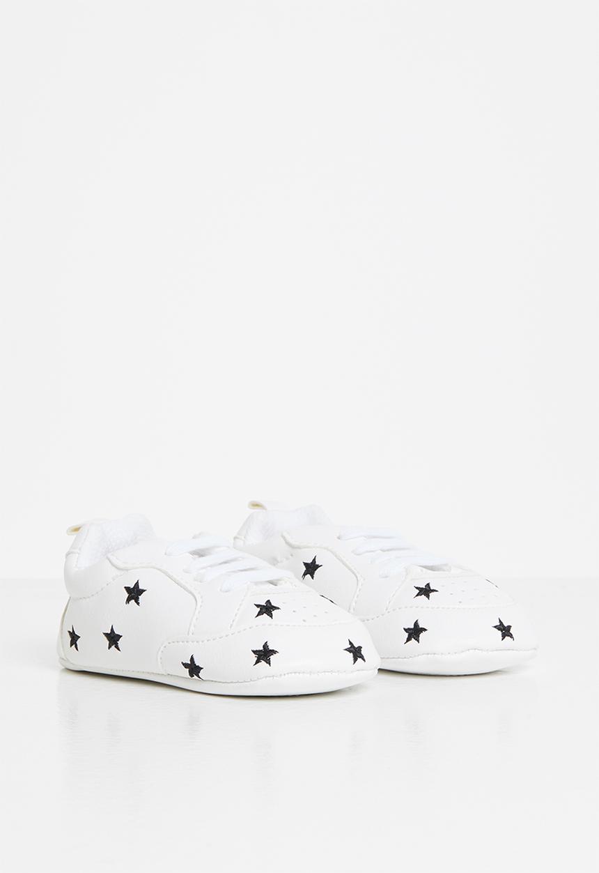 Pop Candy - Baby boys star sneakers - white