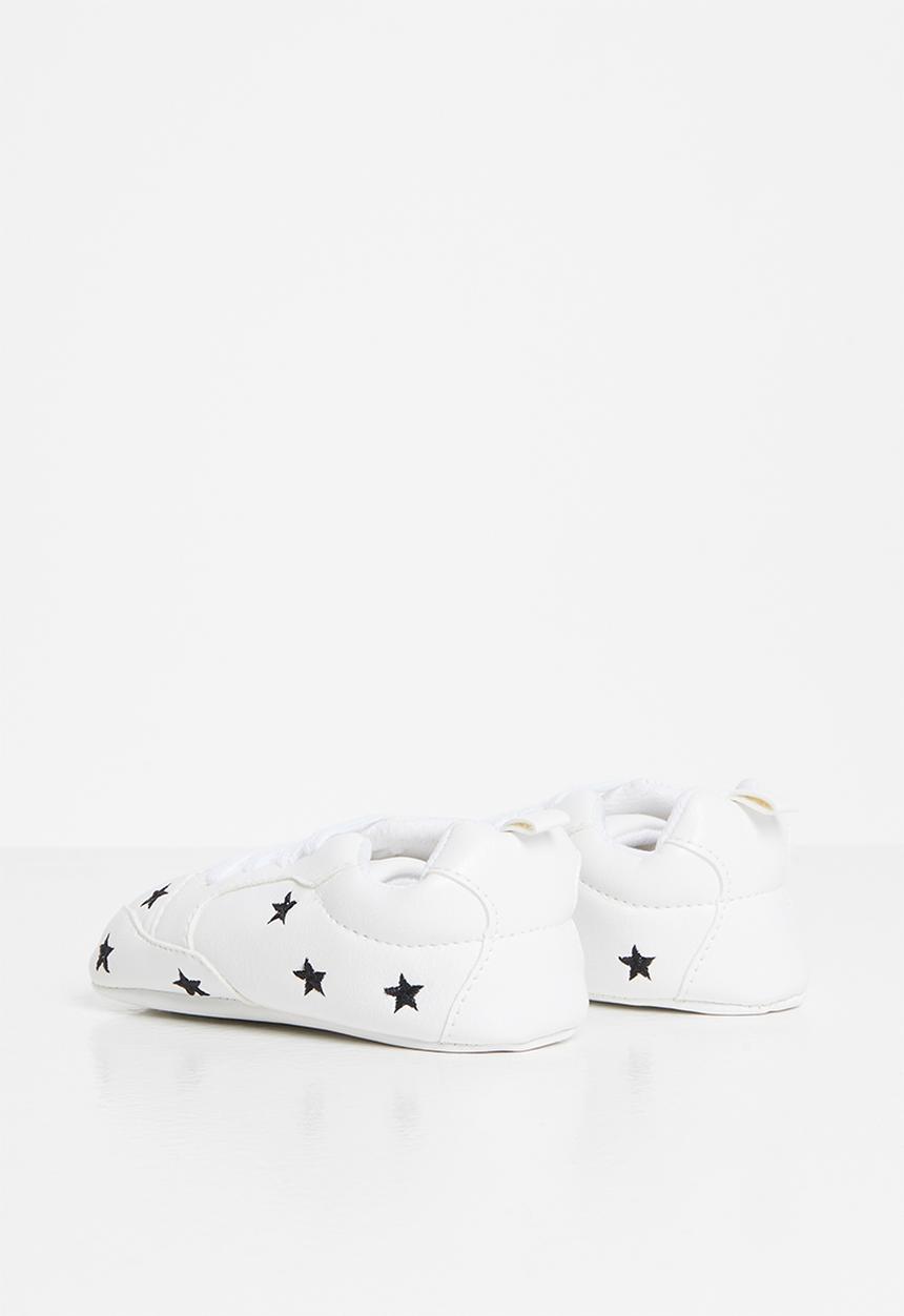 Pop Candy - Baby boys star sneakers - white