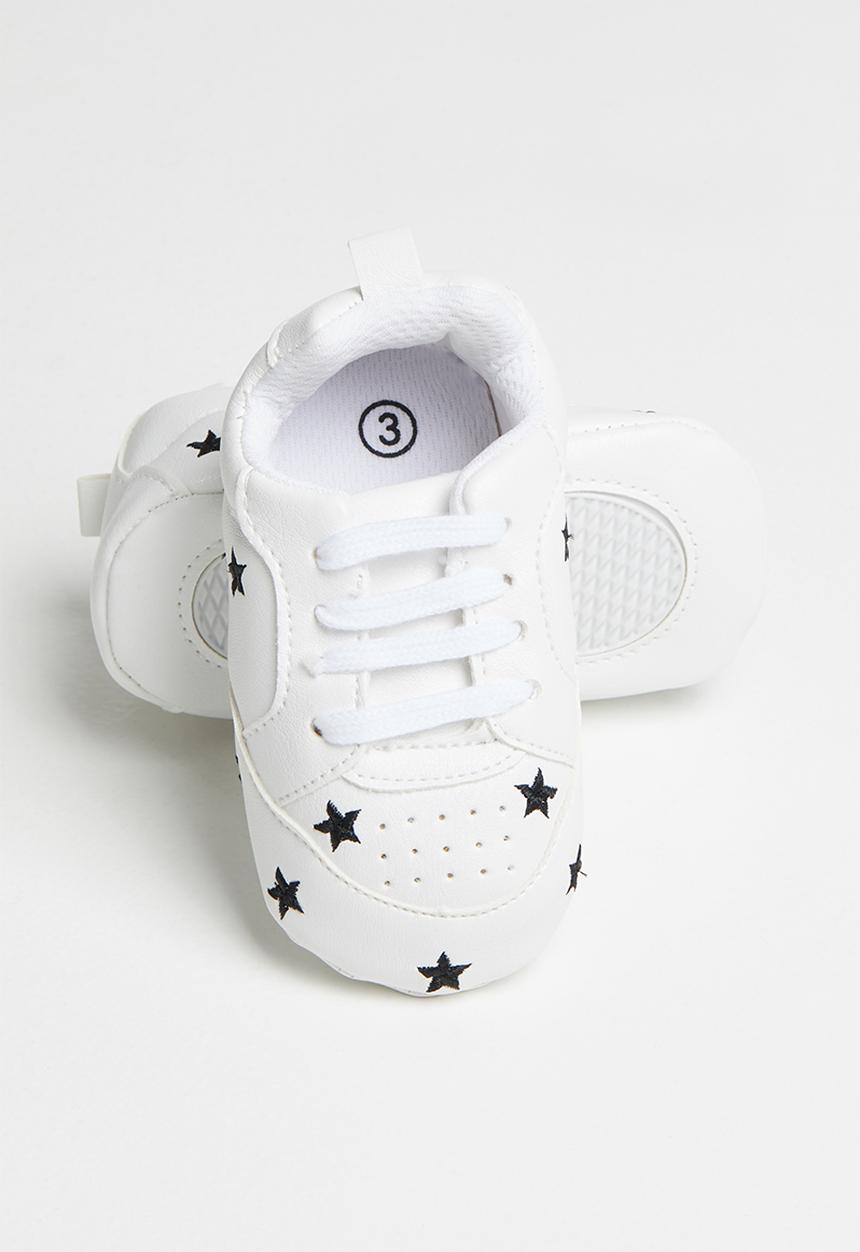 Pop Candy - Baby boys star sneakers - white