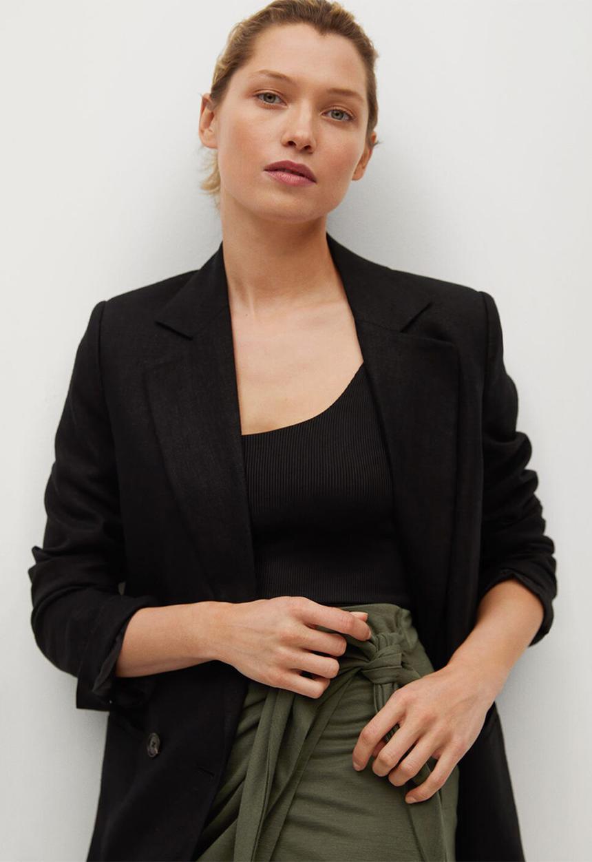 MANGO - Skirt liria - khaki