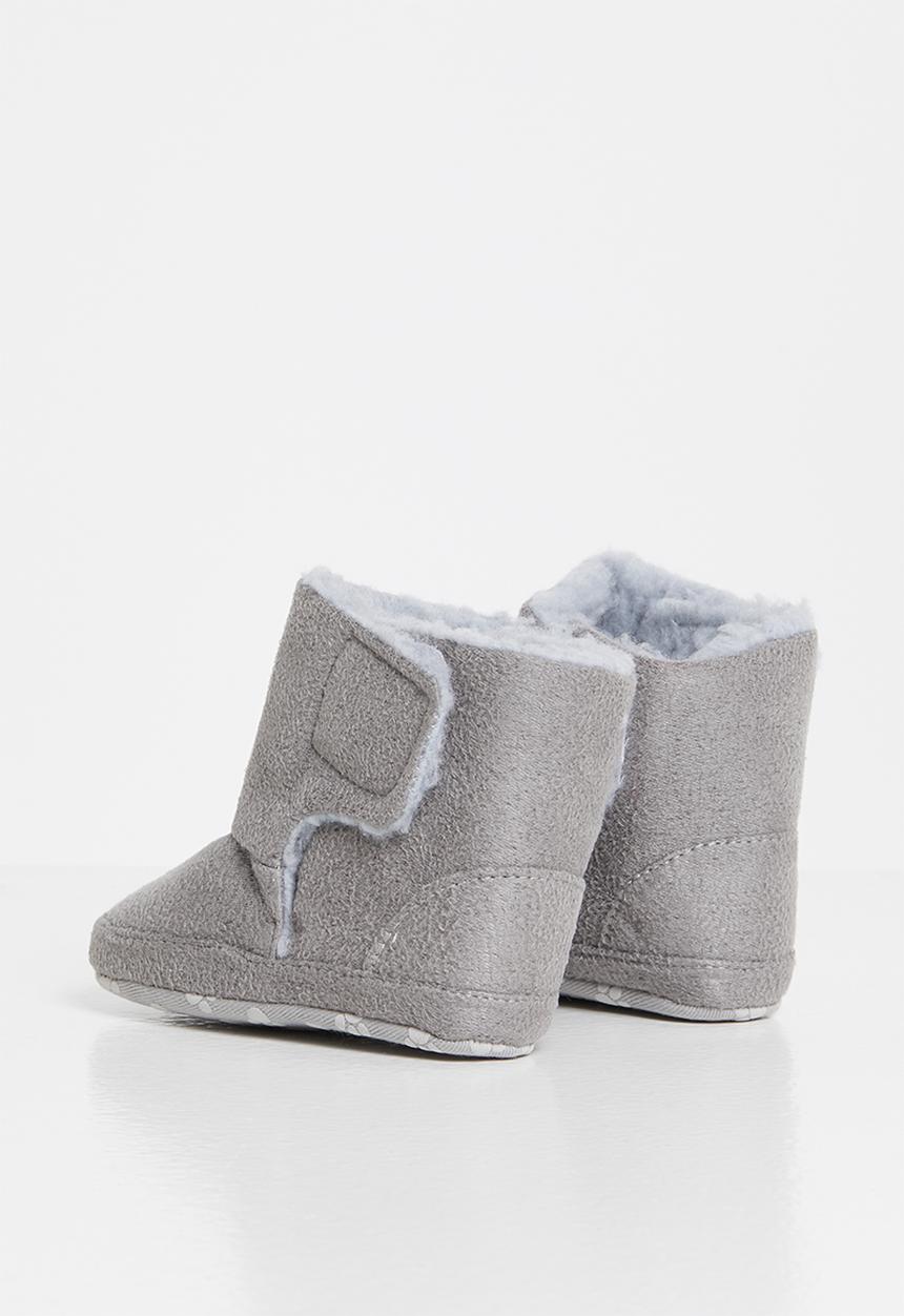 Pop Candy - Baby snuggle booties - grey