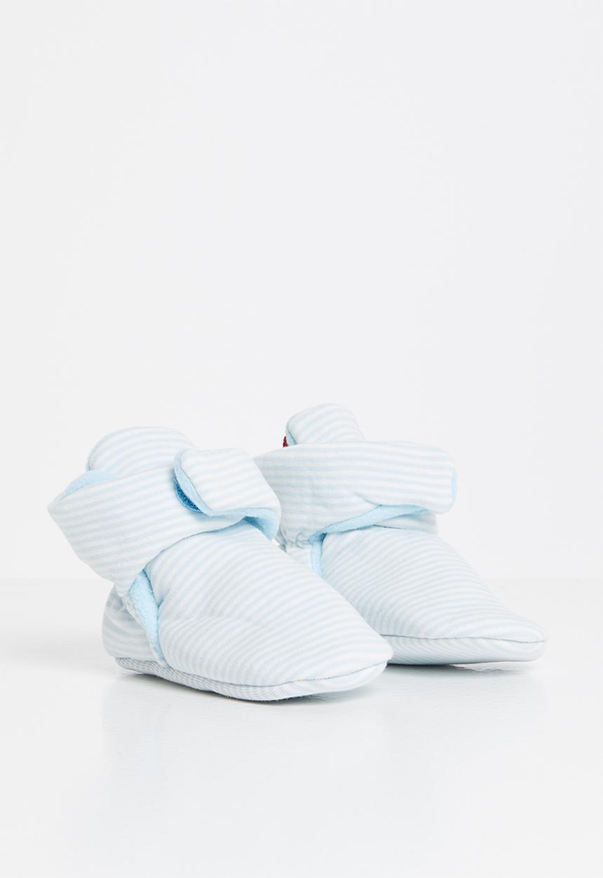 Pop Candy - Boys soft booties - light blue