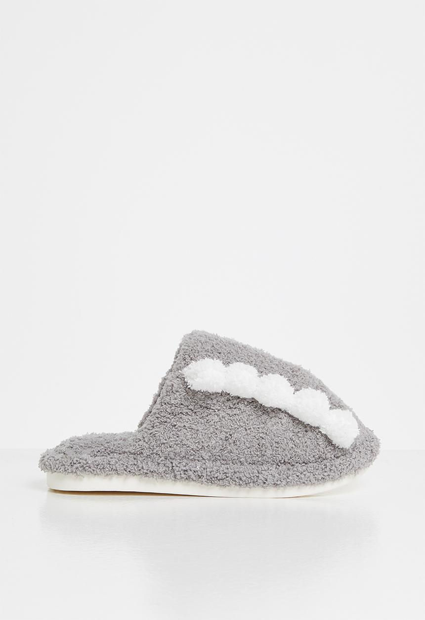 Pop Candy - Boys dino slippers - grey