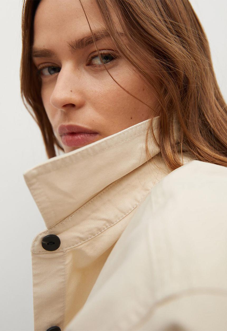 MANGO - Shirt leandra - brown