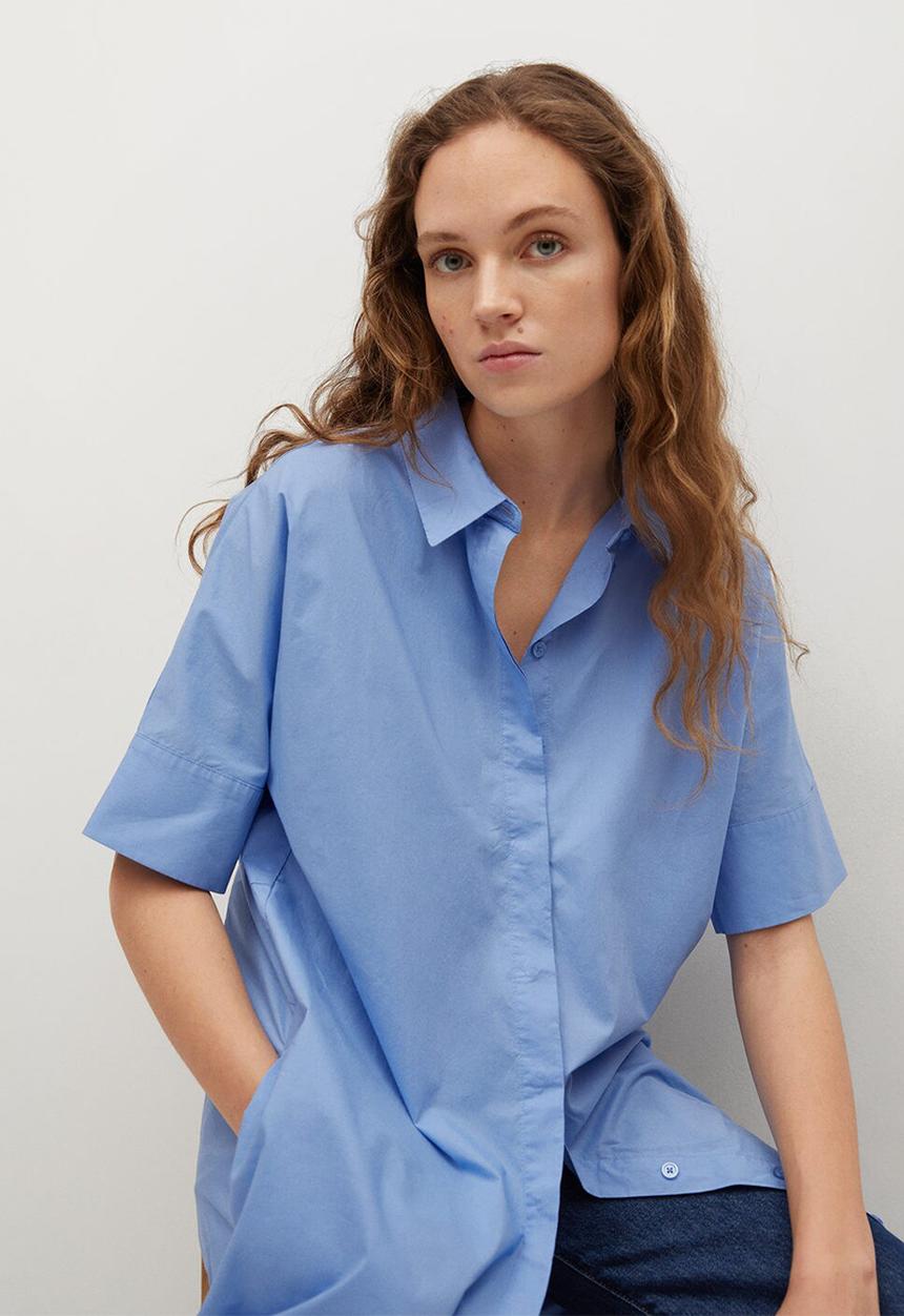MANGO - Dress rex - blue