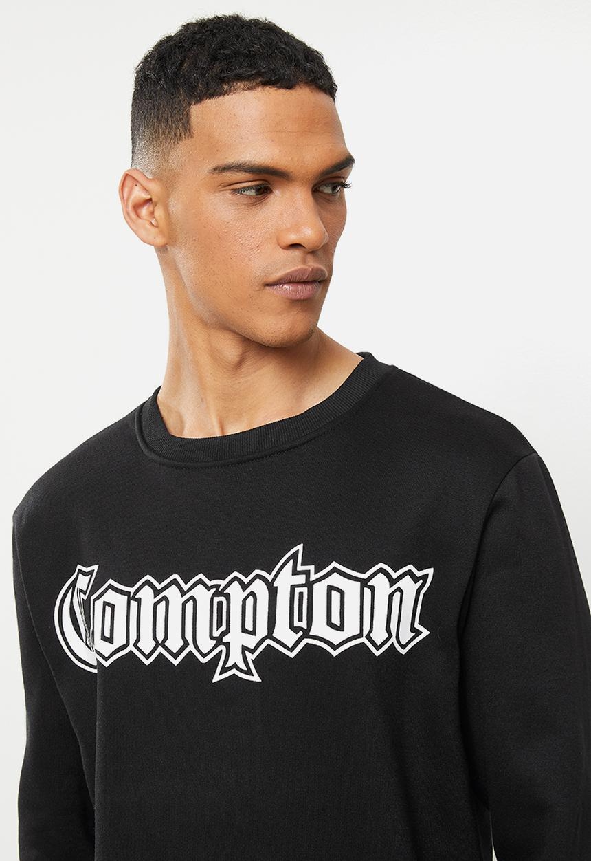 Lonsdale - Compton crew sweater - black