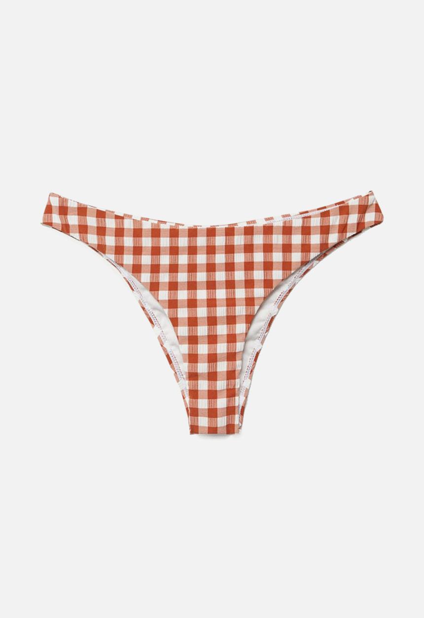 MANGO - Bikini bottom mire - rust & white
