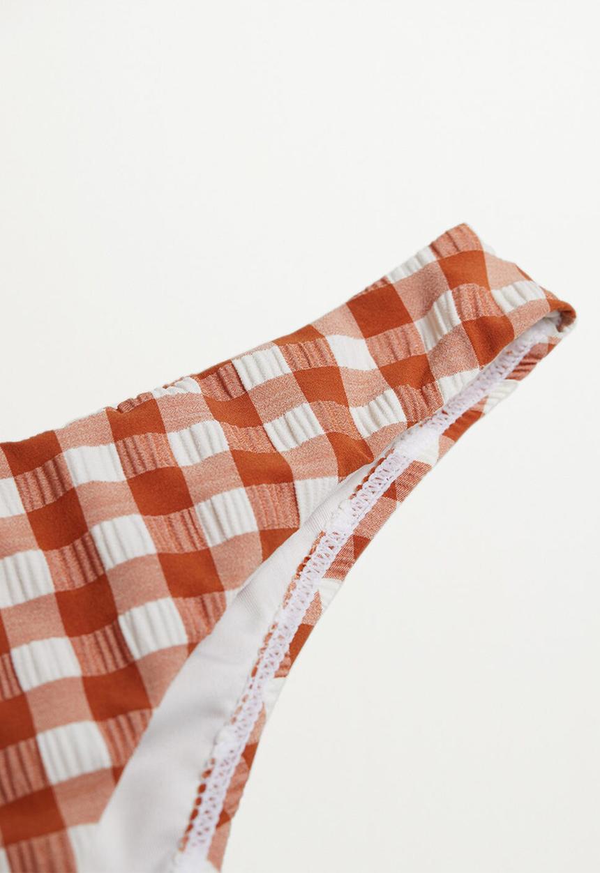 MANGO - Bikini bottom mire - rust & white