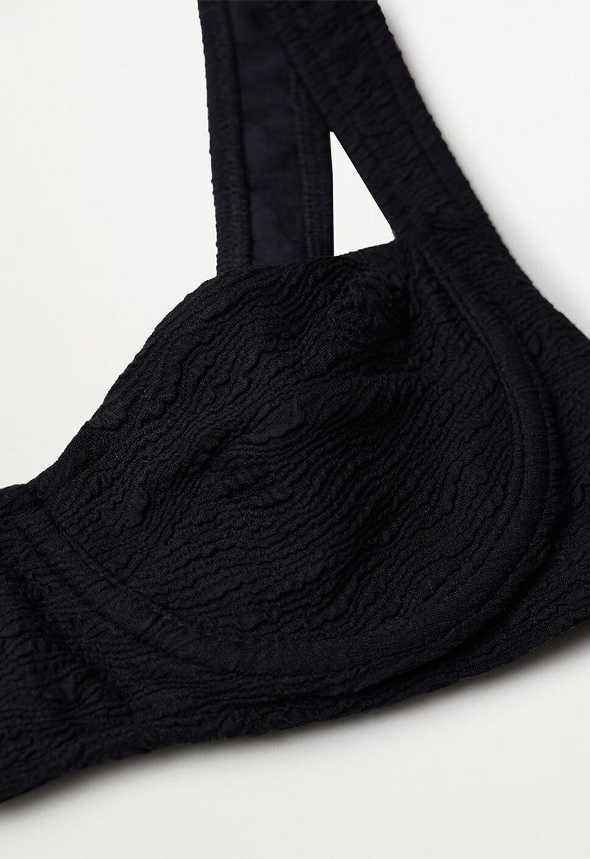 MANGO - Bikini Top bora - black