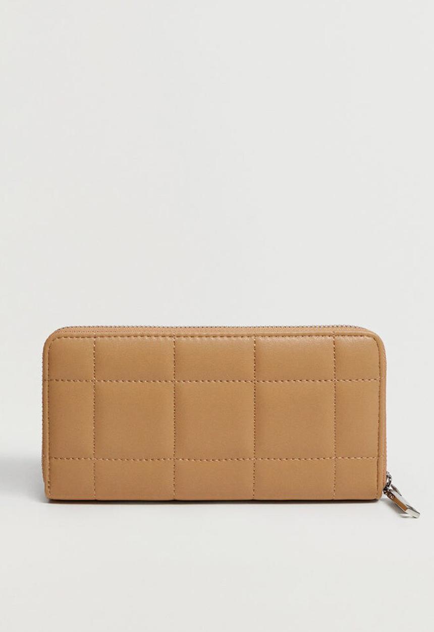MANGO - Pillow wallet - brown