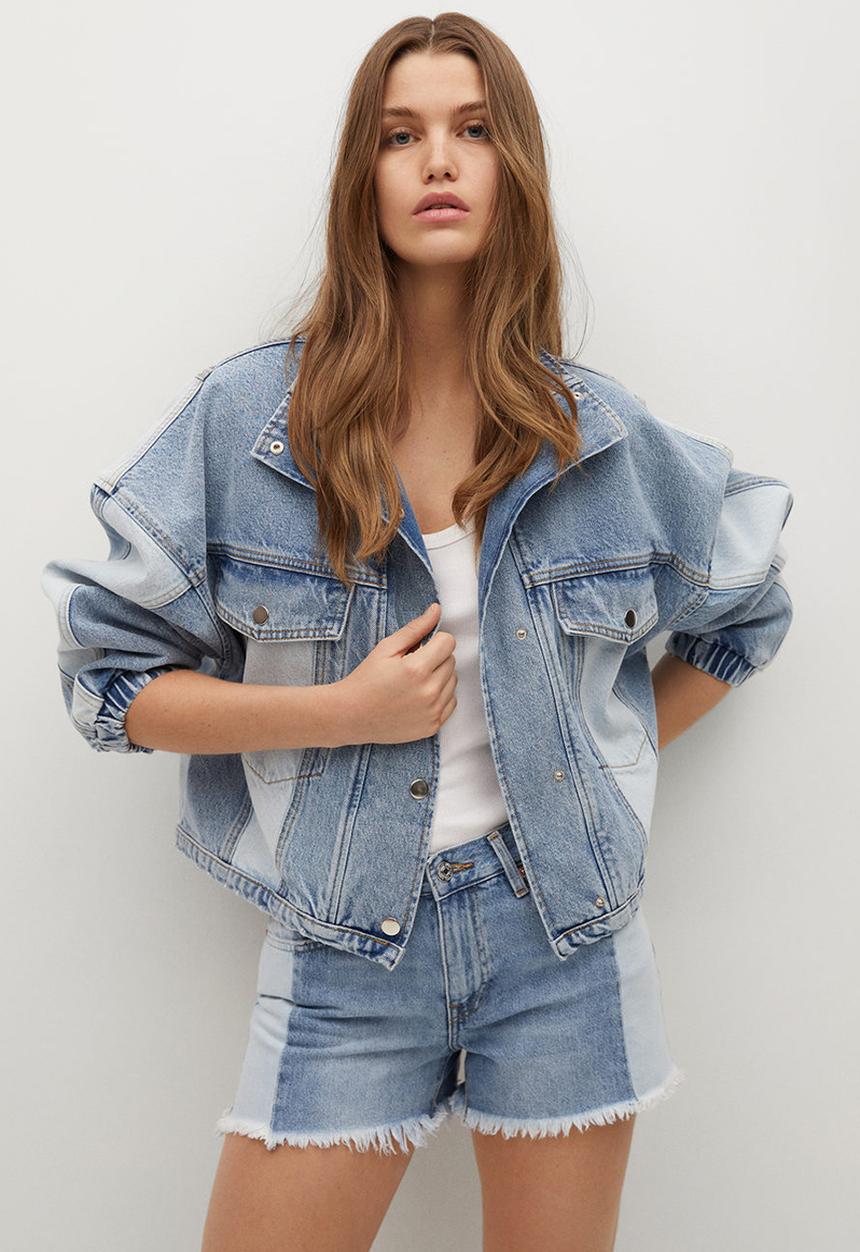 MANGO - Shorts cindy - blue