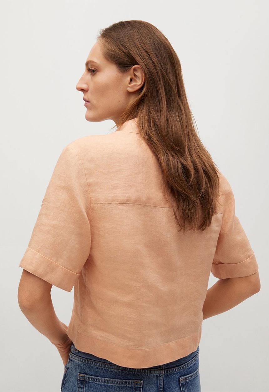MANGO - Shirt jeni - orange