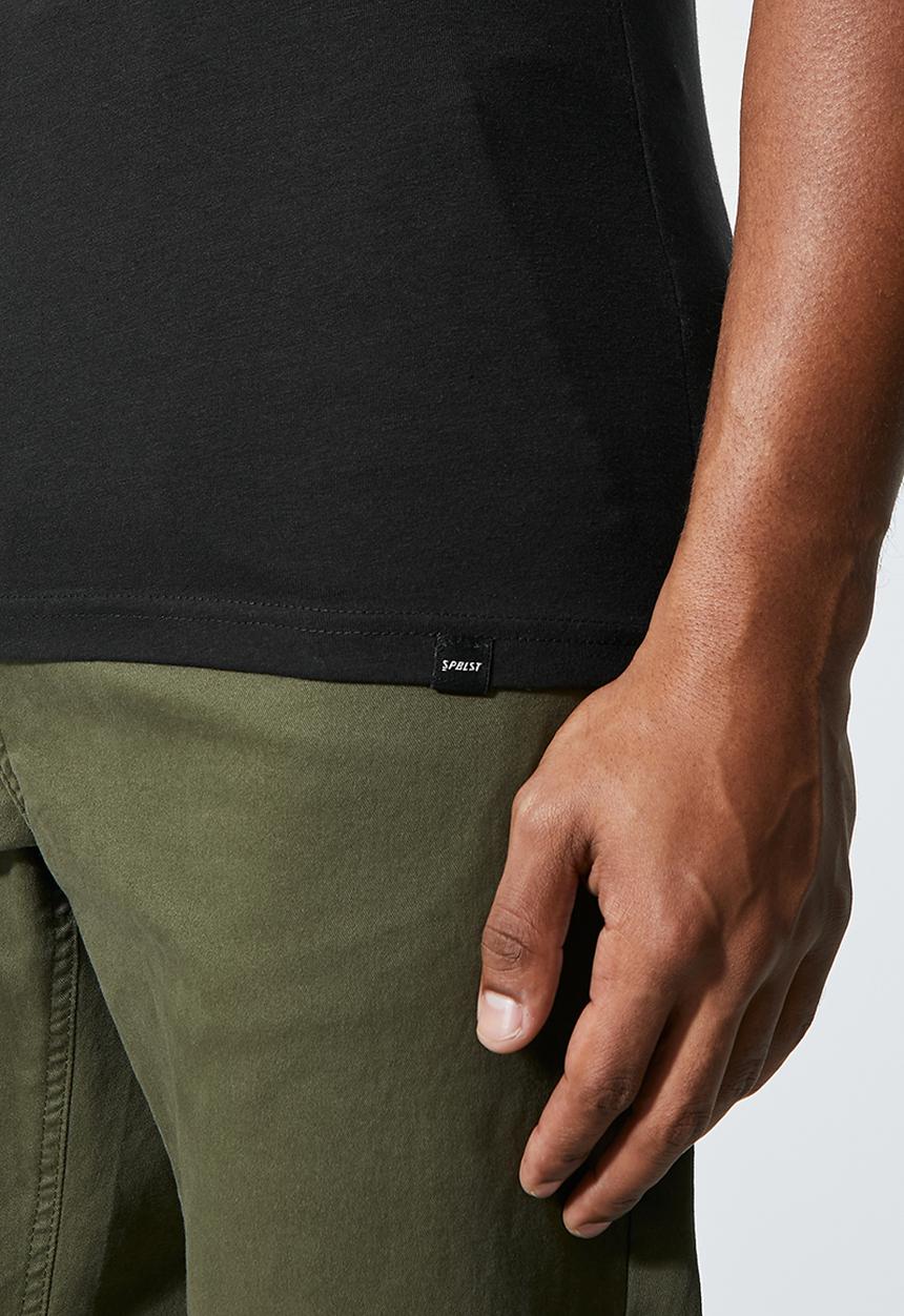 Superbalist - Rico muscle fit golfer - black 