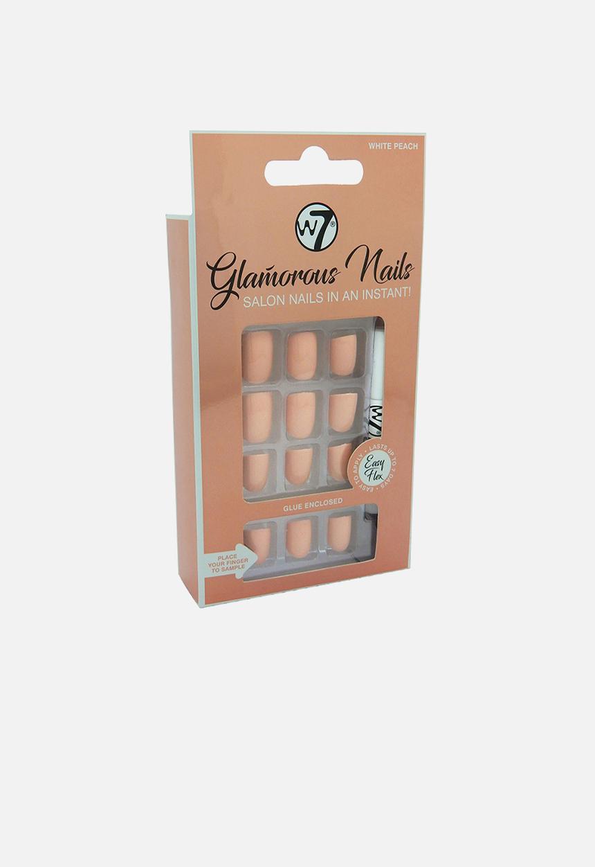 W7 Cosmetics - Glamorous Nails - White Peach