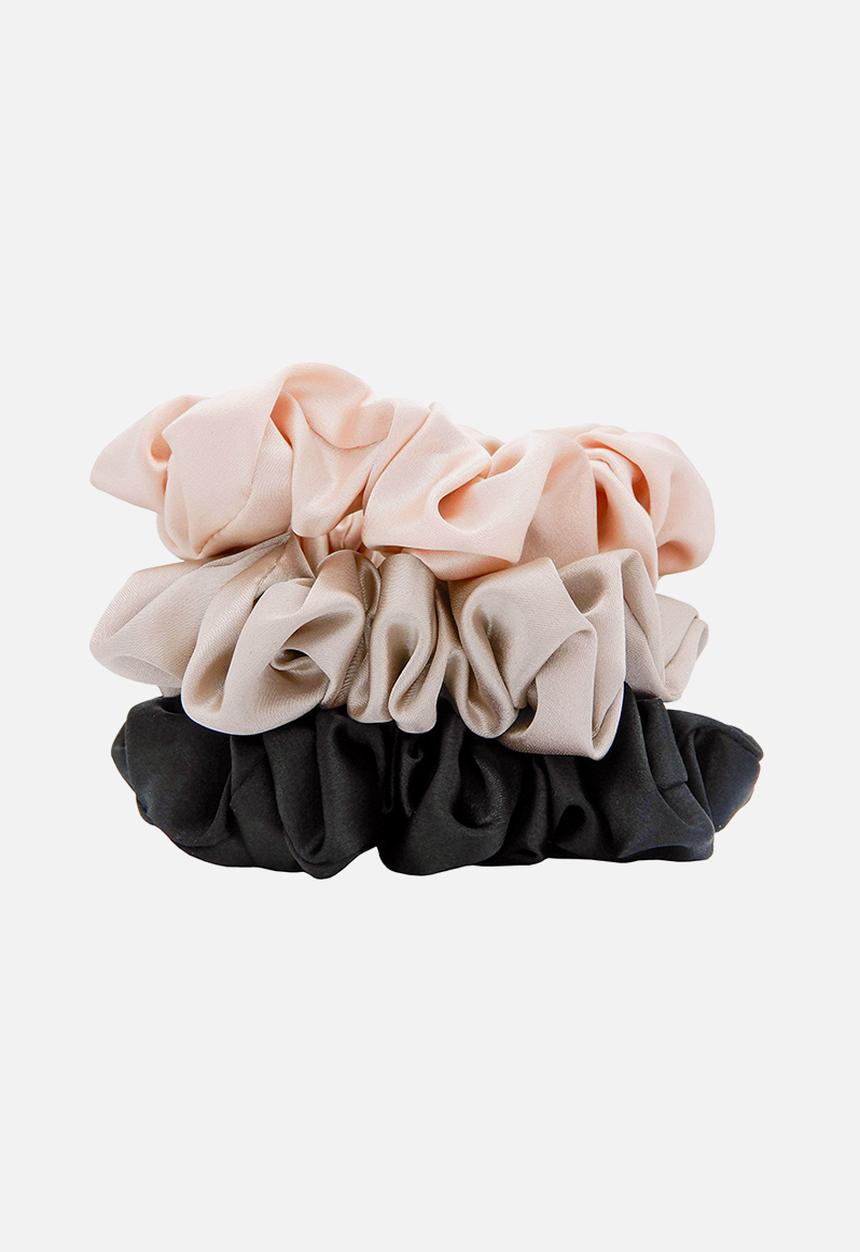 W7 Cosmetics - Silky Knots Hair Scrunchies 3 Pack - Blush Collection
