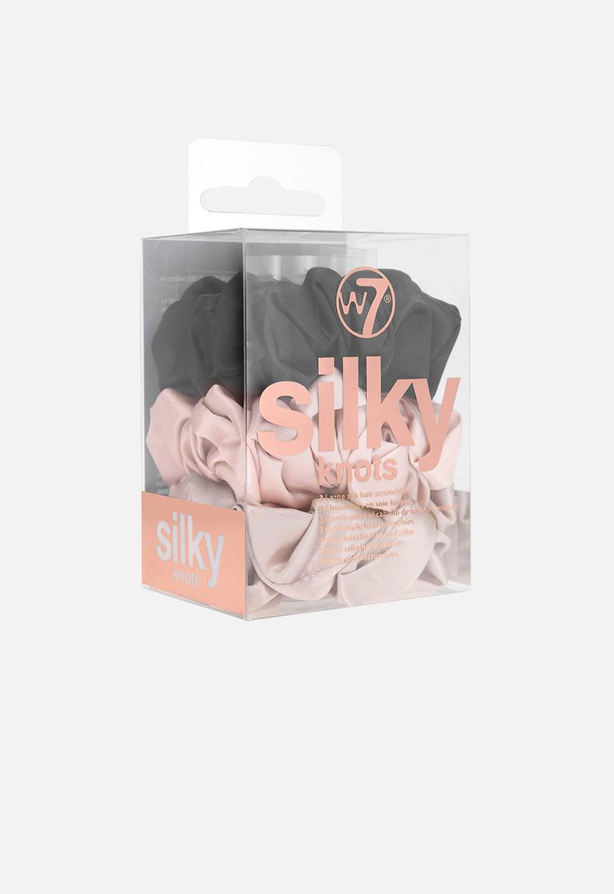 W7 Cosmetics - Silky Knots Hair Scrunchies 3 Pack - Blush Collection