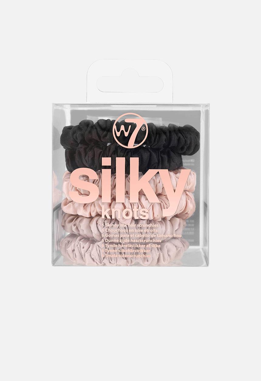 W7 Cosmetics - Silky Knots Hair Scrunchies 6 Pack - Blush Collection