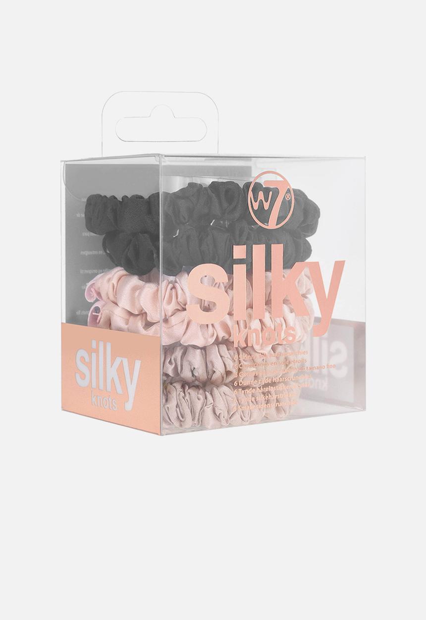 W7 Cosmetics - Silky Knots Hair Scrunchies 6 Pack - Blush Collection