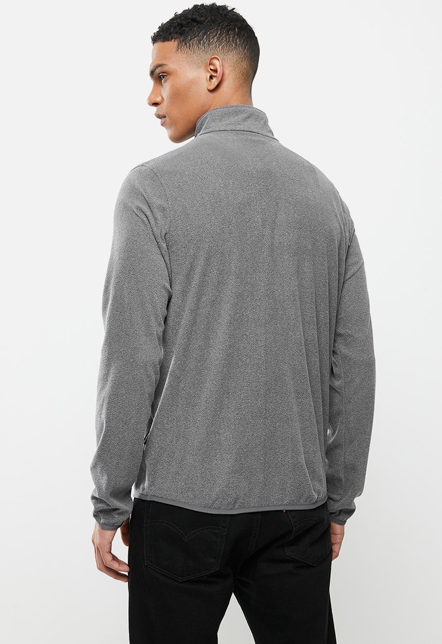 Hi-Tec - Tech 1/4 zip - ebony melange