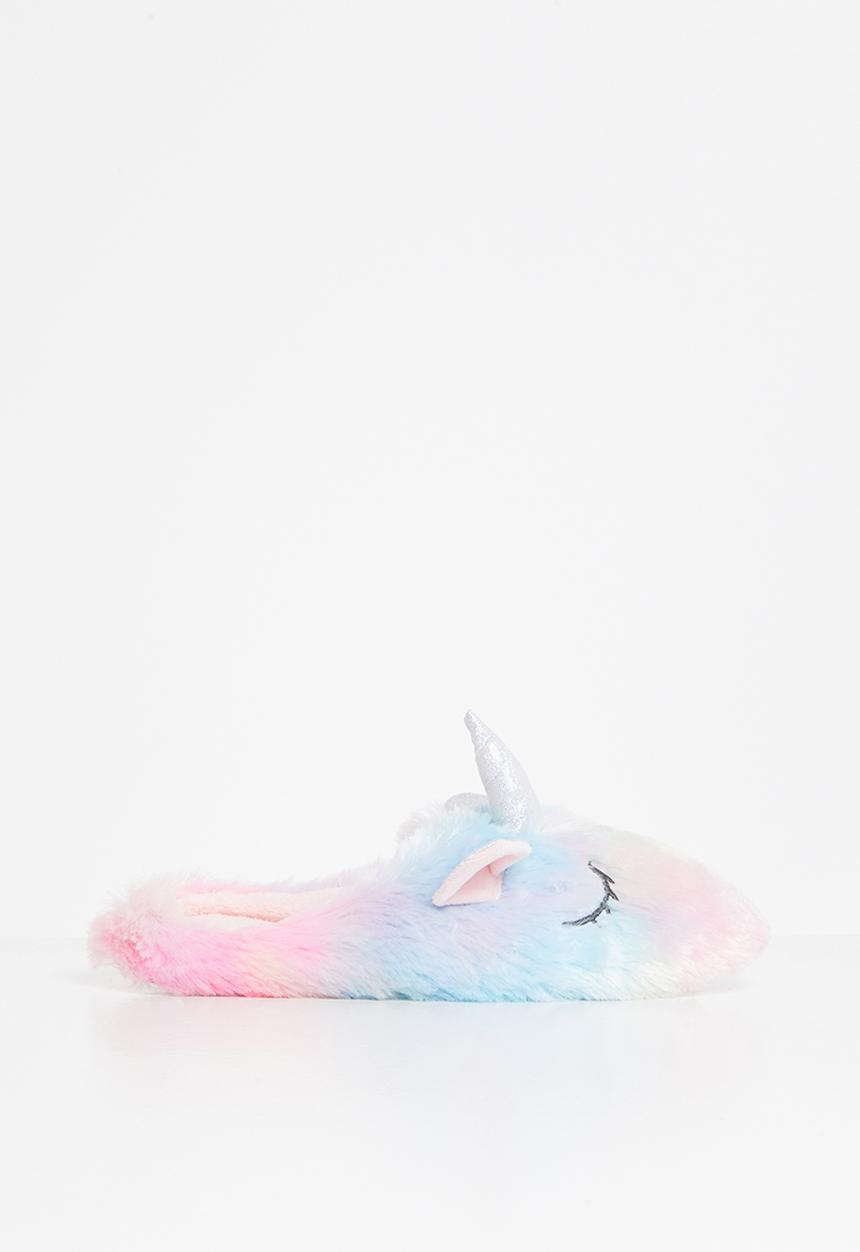 Rebel Republic - Girls unicorn slippers - multi 