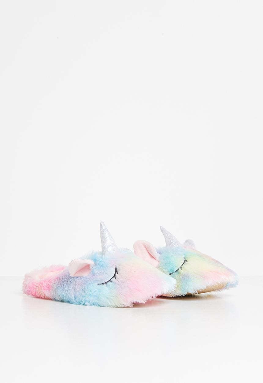 Rebel Republic - Girls unicorn slippers - multi 