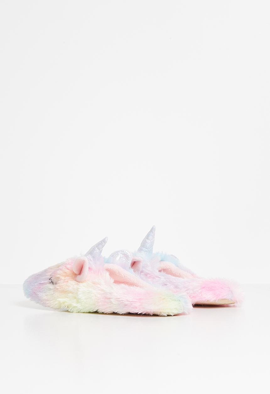 Rebel Republic - Girls unicorn slippers - multi 