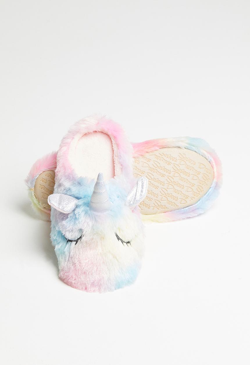 Rebel Republic - Girls unicorn slippers - multi 
