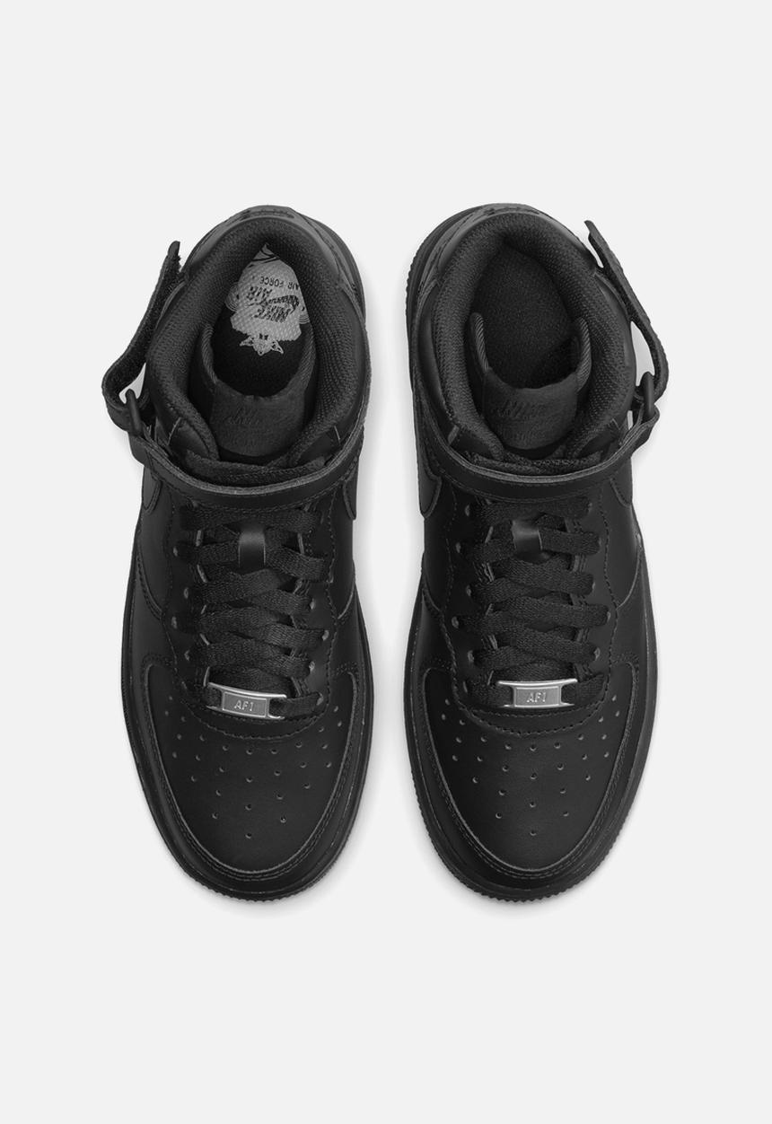 Nike - Air force 1 mid le (gs) - black/black