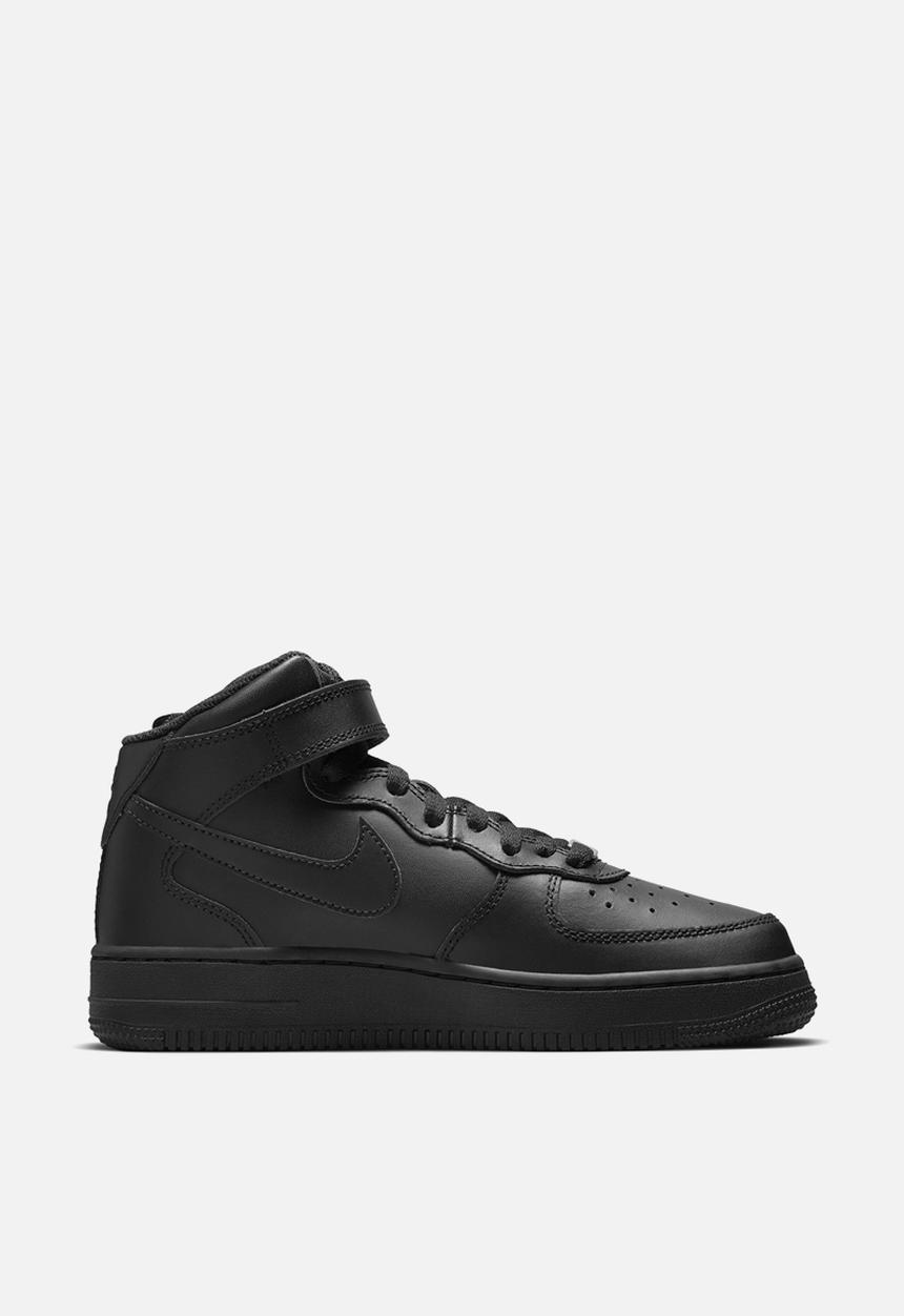 Nike - Air force 1 mid le (gs) - black/black