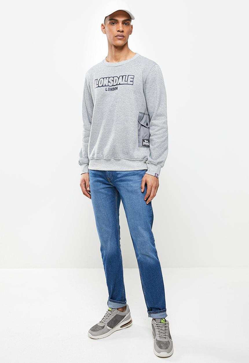 Lonsdale - Fleece sweater - grey