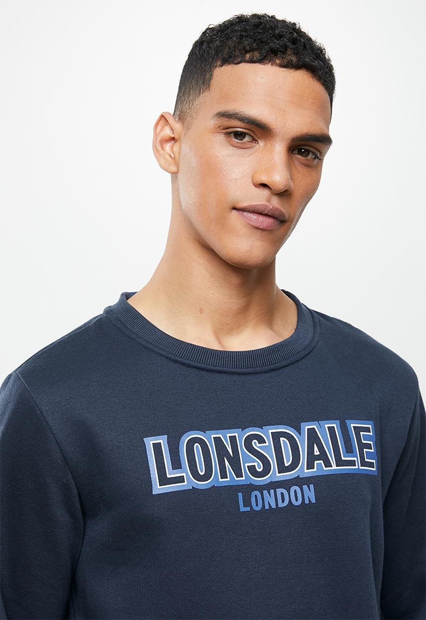 Lonsdale - Fleece sweater - navy