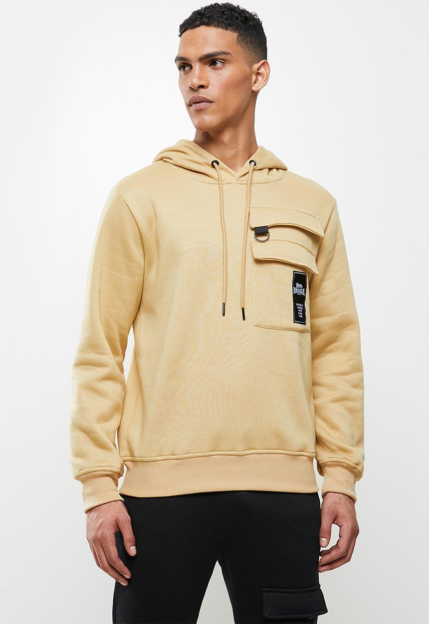 Lonsdale - Cargo hoodie tracktop - chino