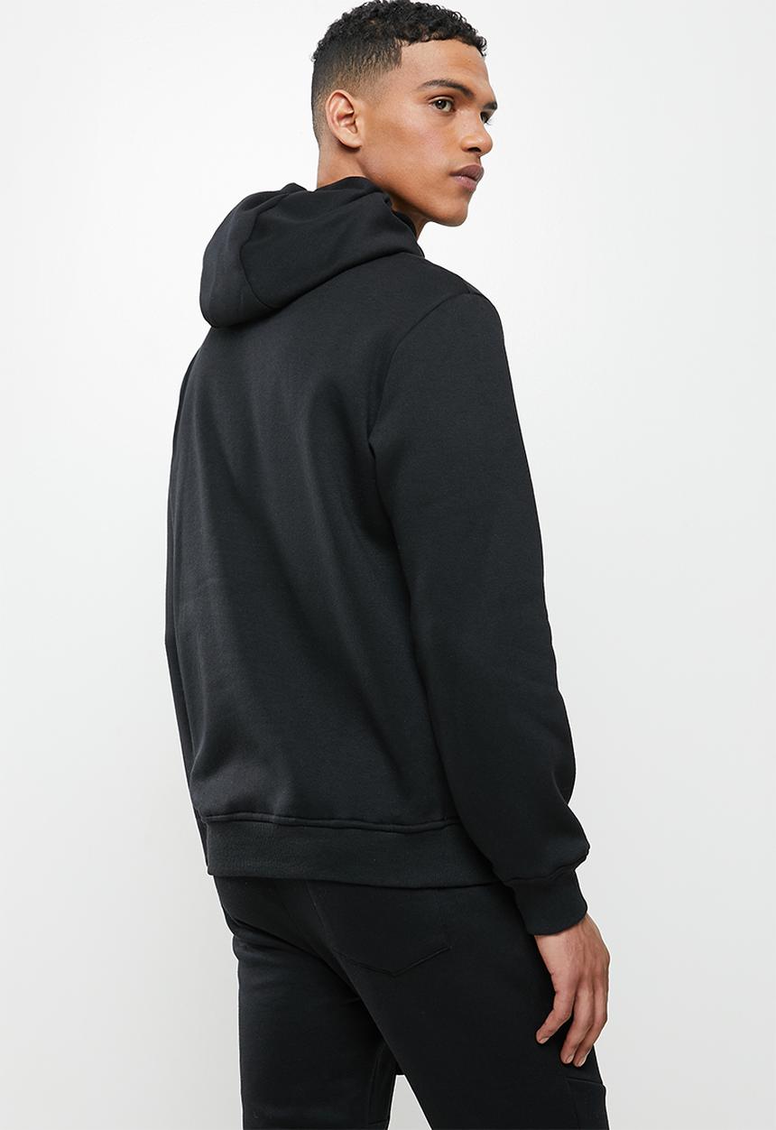 Lonsdale - Cargo hoodie tracktop - black