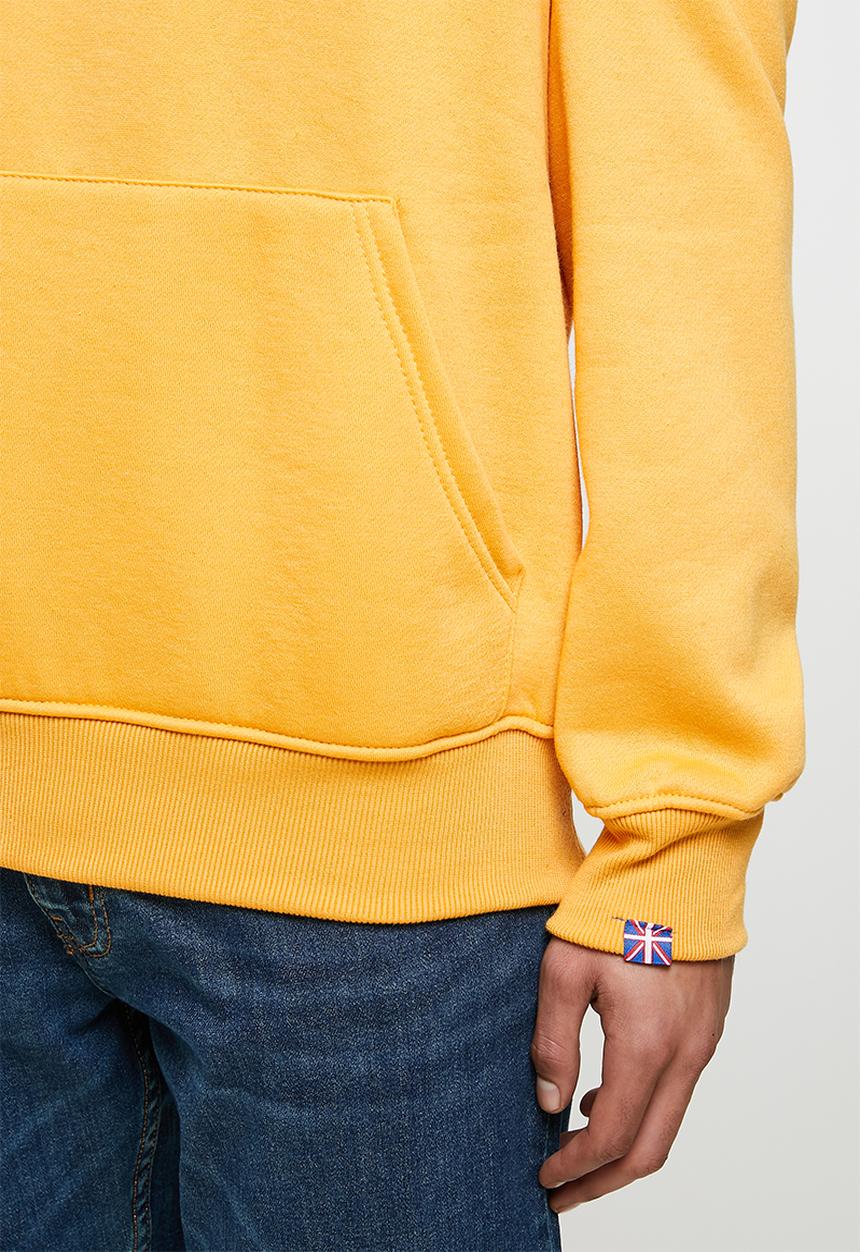 Lonsdale - Fleece hoodie sweater - mustard