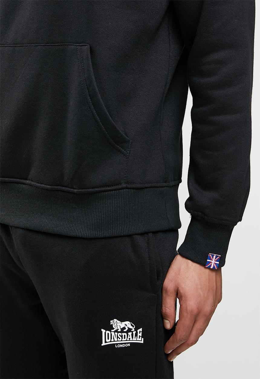 Lonsdale - Fleece hoodie sweater - black