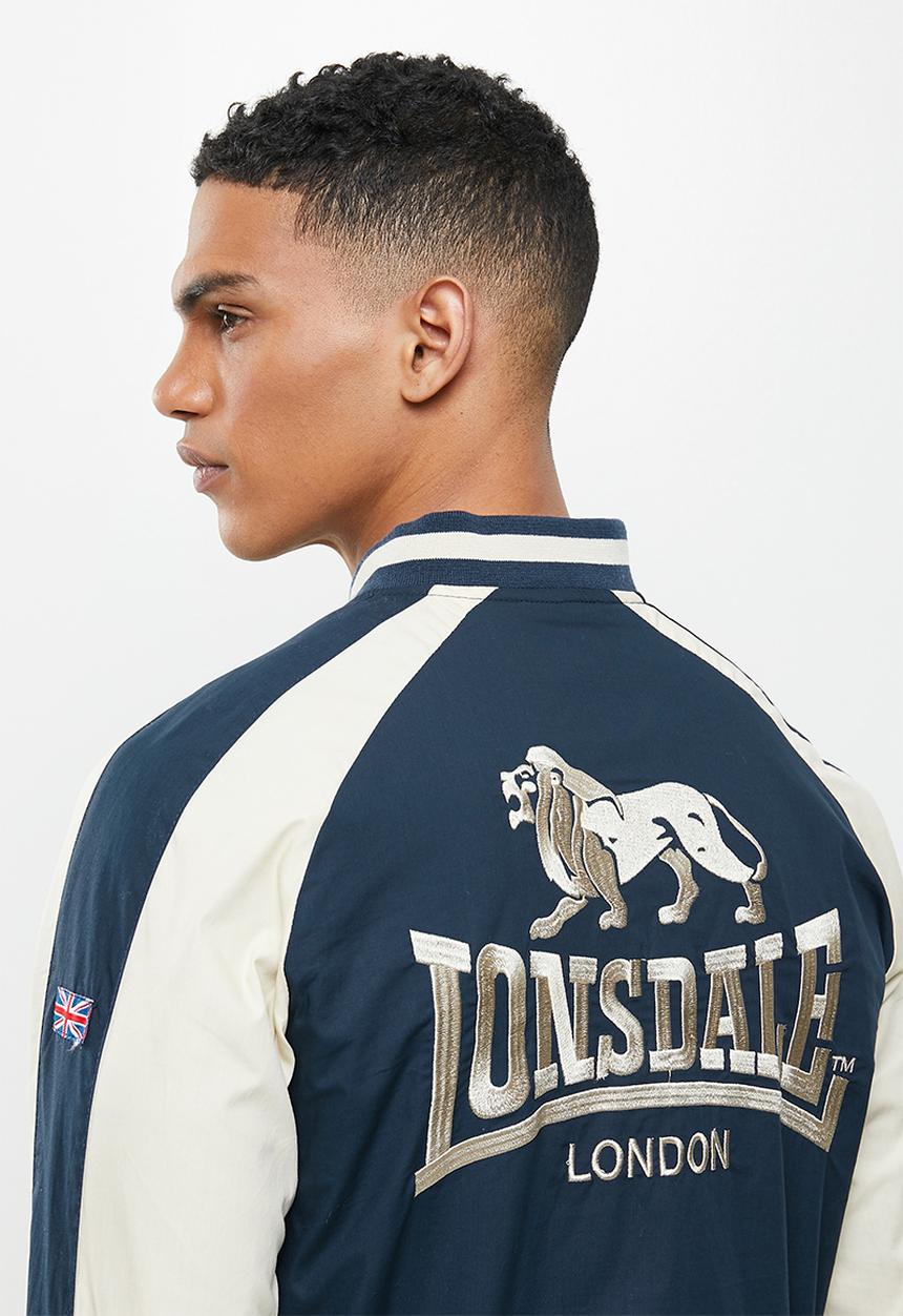 Lonsdale - Colour block jacket - navy & cream