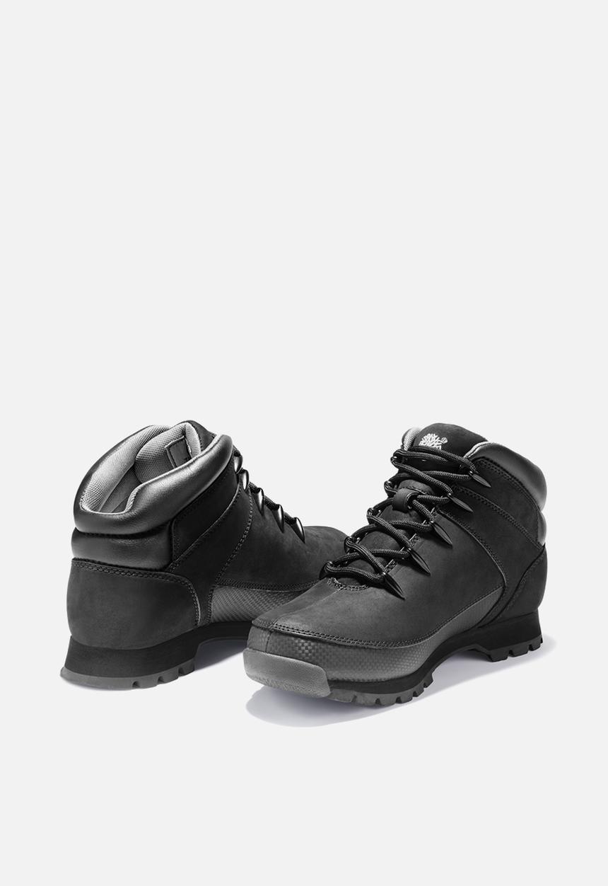Timberland - Euro sprint mid hiker - black nubuck