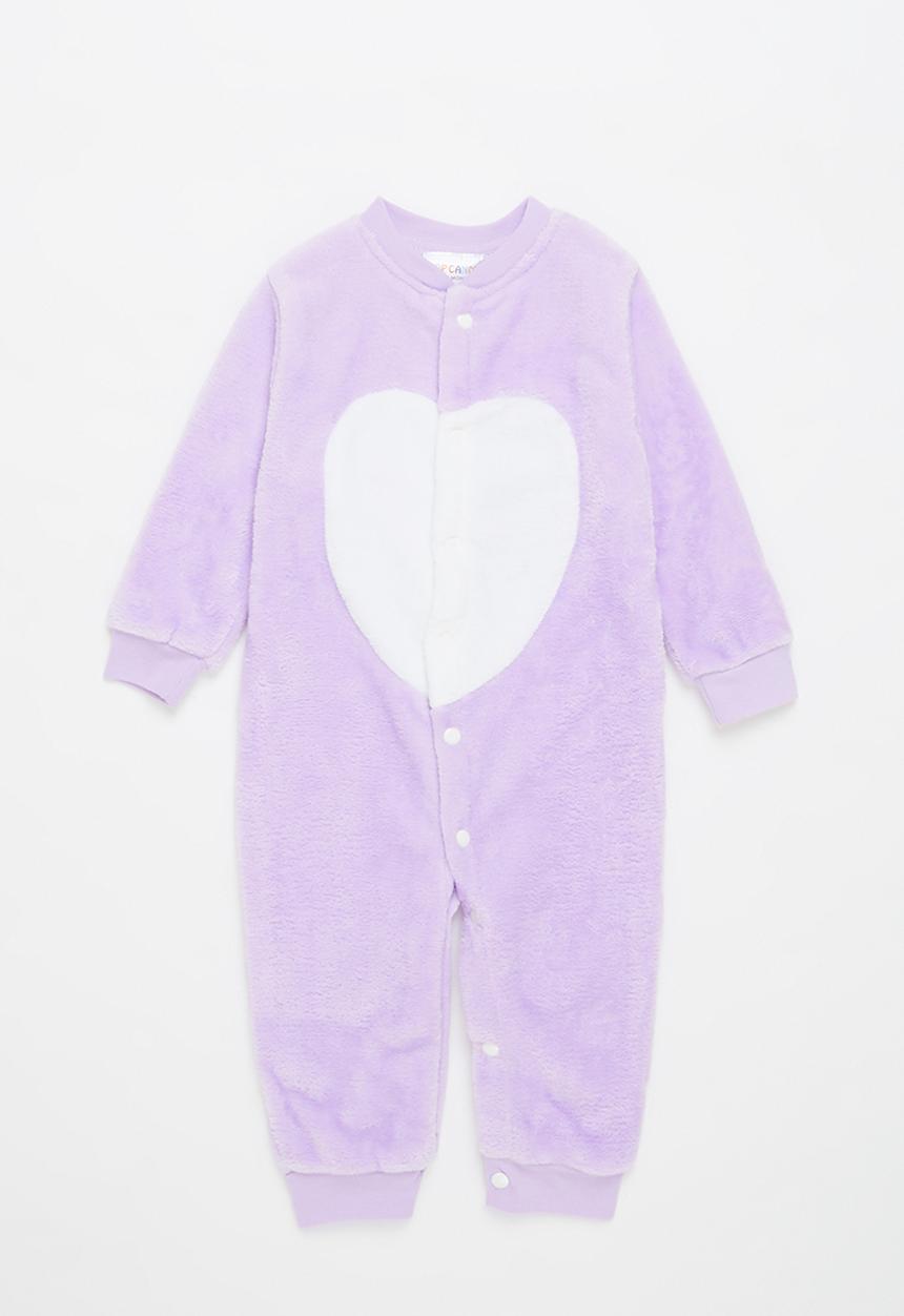 Pop Candy - Girls heart romper - lilac