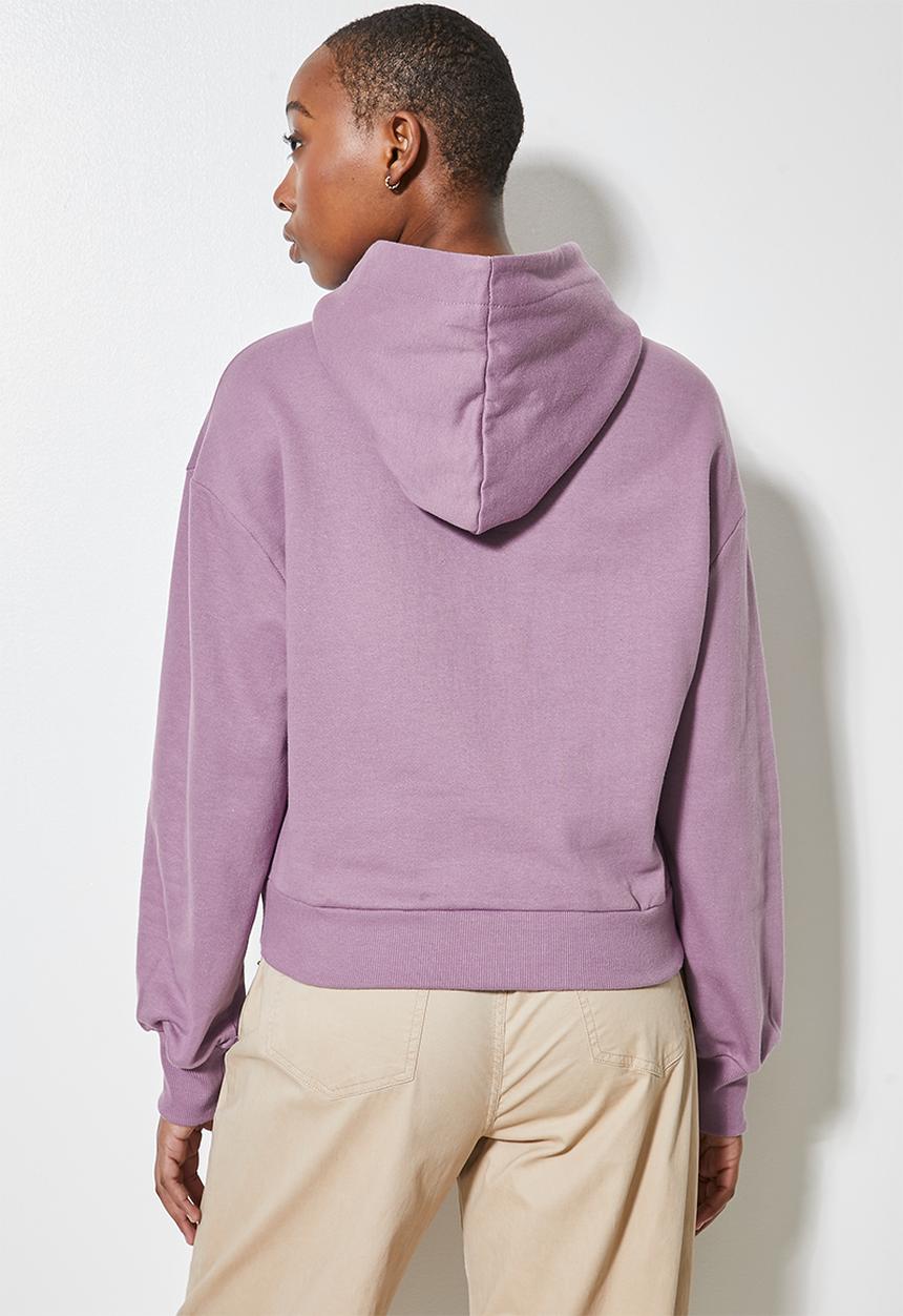 Superbalist - Crop hoodie - mauve