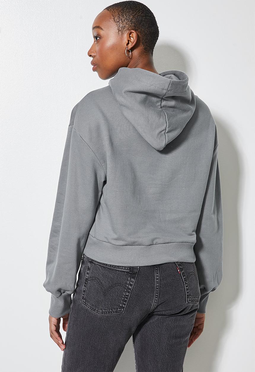 Superbalist - Crop hoodie - grey 