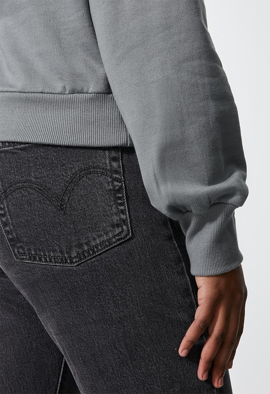 Superbalist - Crop hoodie - grey 