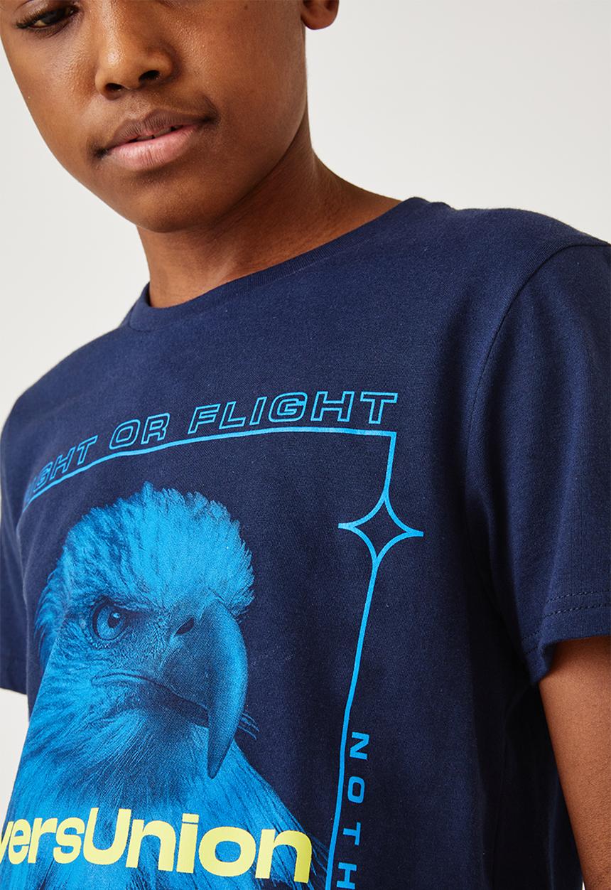 Flyersunion - Eagle tee - navy