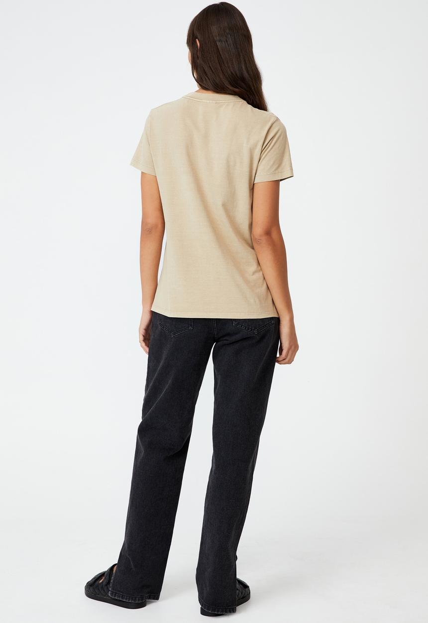 Cotton On - Classic organic cotton lcn graphic tee - lcn pea snoopy world/clay
