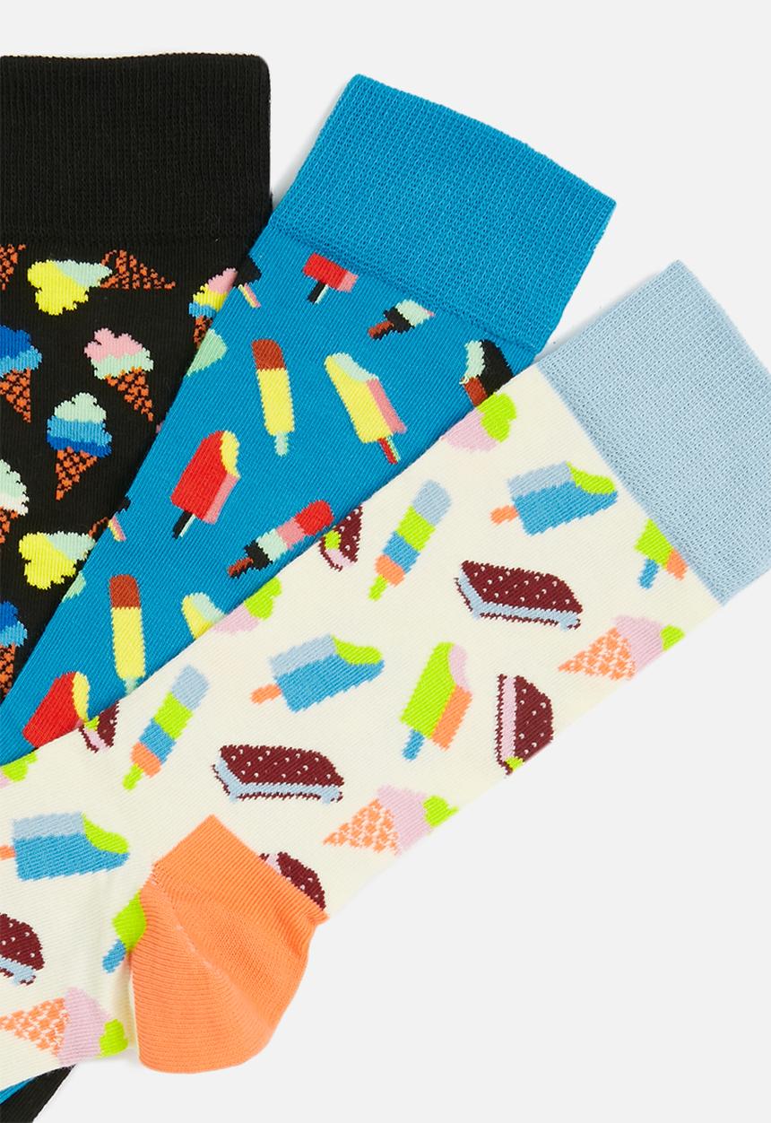 Happy Socks - 3-Pack ice cream socks gift set - multi 