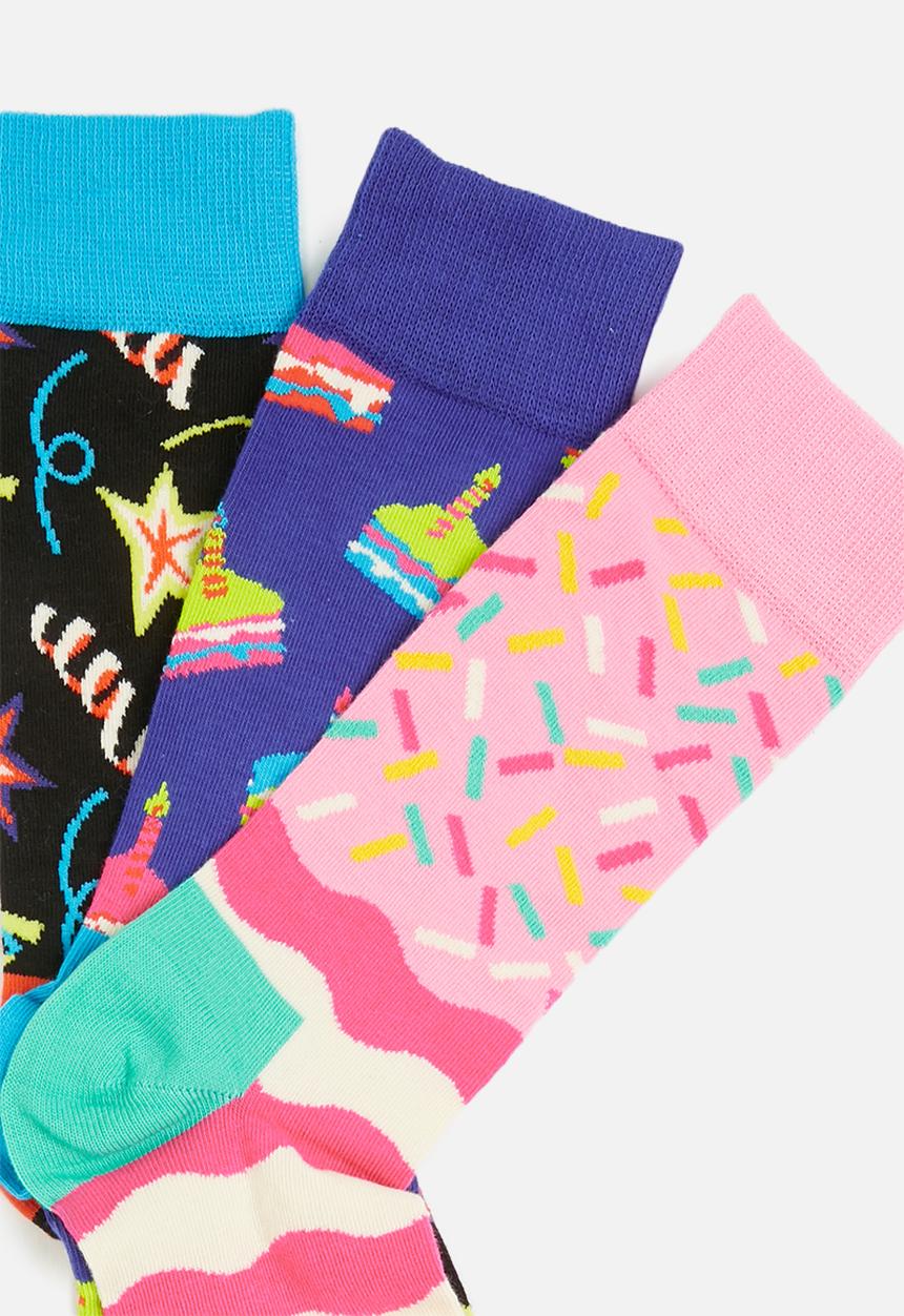 Happy Socks - Happy birthday playing gift box - multi