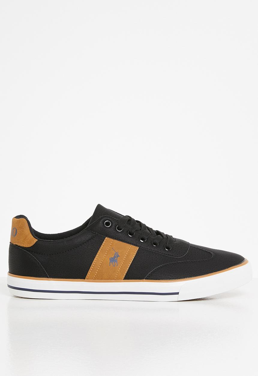 POLO - Hudson side flash sneaker - black